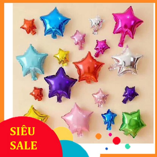 [Giá Sập Sàn] Bóng Ngôi Sao Tráng Nhôm (25cm)