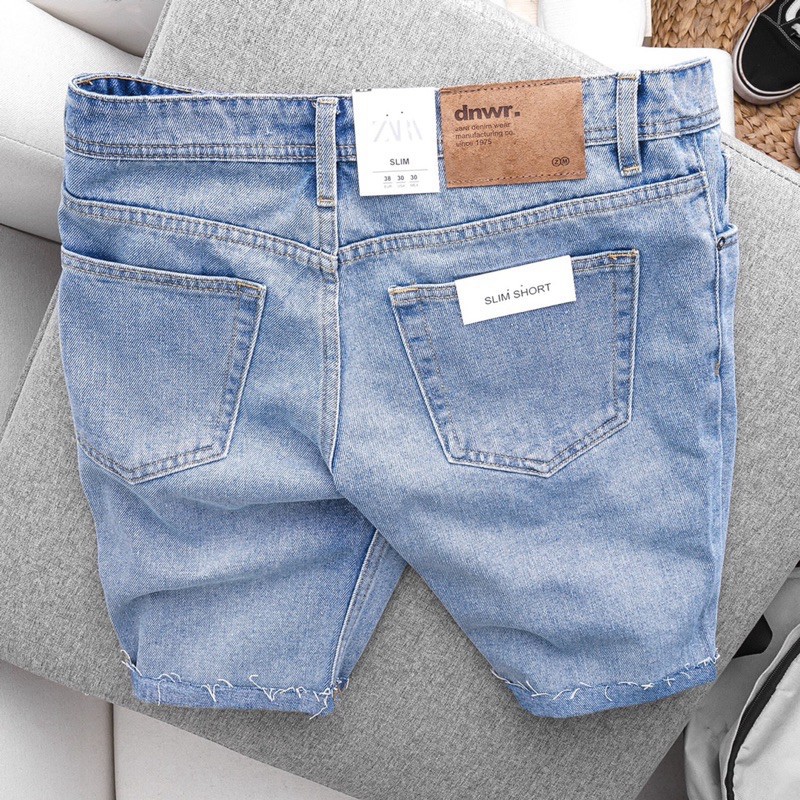 Quần short nam hàng xuất xịn thời trang - Jean co giãn Hải An Jeans