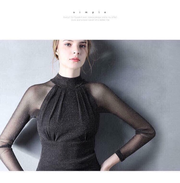 Áo nhũ cổ cao | BigBuy360 - bigbuy360.vn