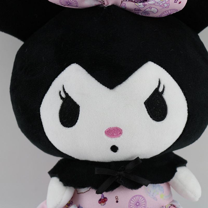Đồ chơi nhồi bông Hình Kuromi 25cm Mềm Mại Đáng Yêu Làm Quà Tặng Sinh Nhật Cho Bé