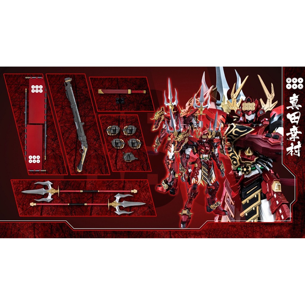 Mô hình Gundam 1/100 Devil Hunter Metal Build MB Bael Sanada Yukimura DH-02 Lắp sẵn cực đẹp