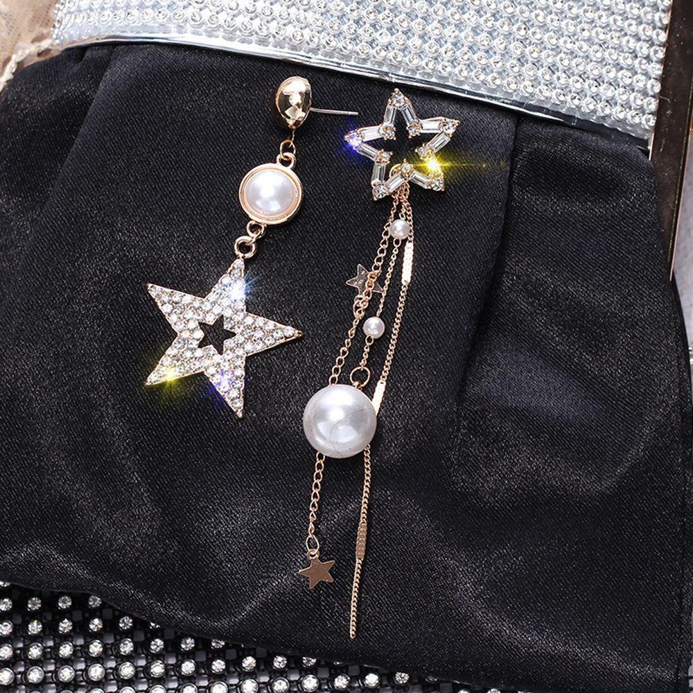 Vanes1 Bông Tai Tua Rua Không Đối Xứng|Khuyên Tai Thời Trang Cá Tính