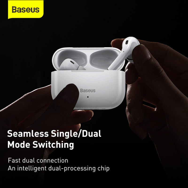 Tai Nghe Baseus W3 Tws Hifi Bluetooth 5.0 Nhét Tai Chống Thấm Nước Cho ĐT Android táo12 Pro Max 11 - HSHOP365
