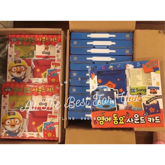 THẺ NHẠC HỌC TIẾNG ANH CHO BÉ THẺ NHẠC HỌC TIẾNG ANH PORORO