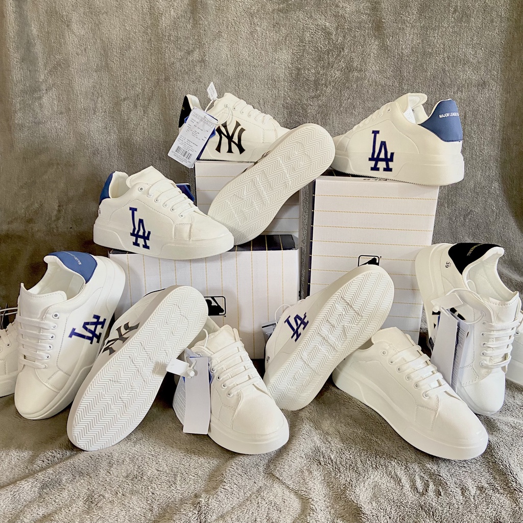 Giày Mc queen LA, NY Mẫu Mới  Giày MLB chunky bản N.Y Hàn Quốc Nam Nữ - HTSHOE