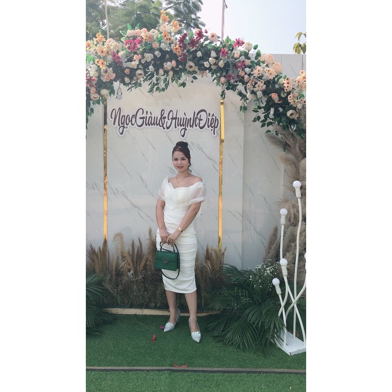 Váy body trễ vai sang chảnh ( kèm ảnh thật) | BigBuy360 - bigbuy360.vn