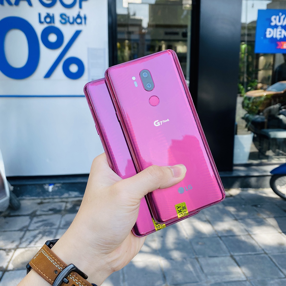 Điện thoại LG G7 ThinQ  chip Snapdragon 845, dùng 1 sim, hai màu xanh và đỏ - Bảo hành 6 tháng lỗi 1 đổi 1
