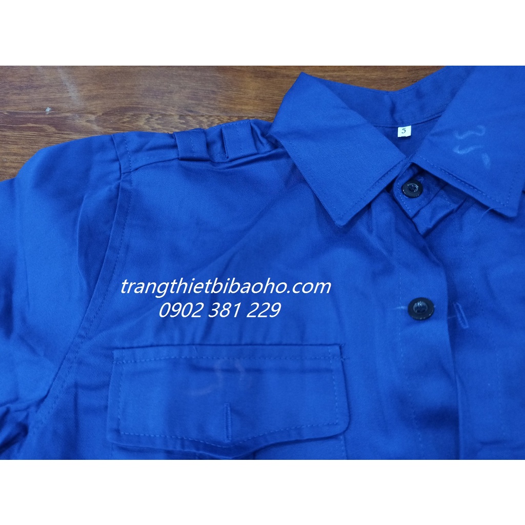Quần áo bảo hộ lao động công nhân vải kaki Nam Định - DN08