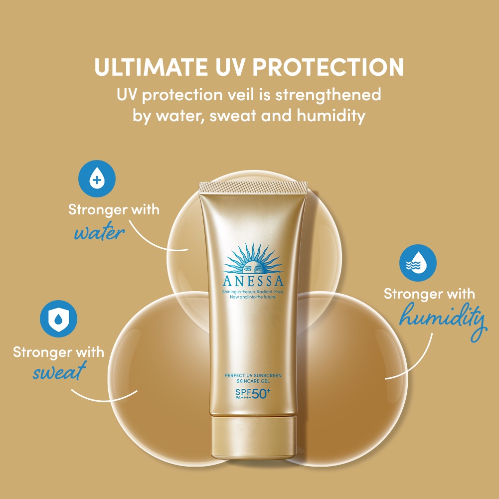 Bộ kem chống nắng Anessa dưỡng da và bảo vệ hoàn hảo cho da mặt, toàn thân và tóc