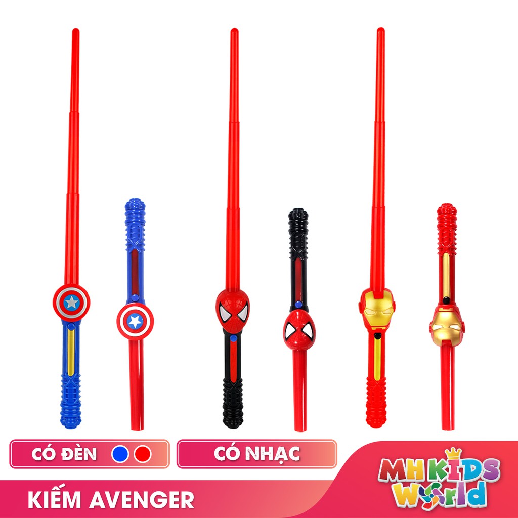 Đồ chơi hóa trang kiếm Avengers hóa trang cho bé lứa tuổi 5+ chơi Trung Thu Cosplay Halloween nhựa PP an toàn cho trẻ em