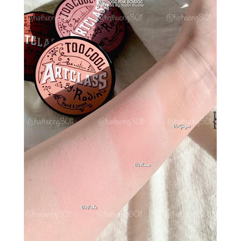 Phấn Má Hồng 3 Ô Too Cool For School By Rodin Blusher | BigBuy360 - bigbuy360.vn