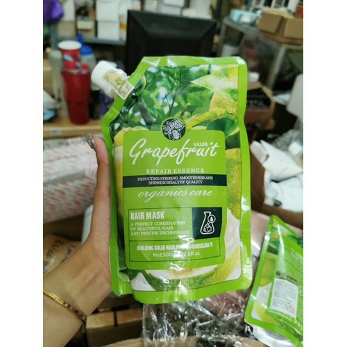 Kem Hấp - Ủ- Xả Phục Hồi Tóc Bưởi Grapefruit Siêu Mềm Mượt Dạng Túi 500M - BX1165