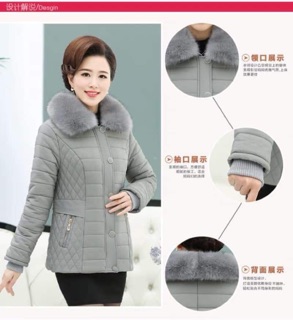 Áo bà lót lông cực ấm cho bà