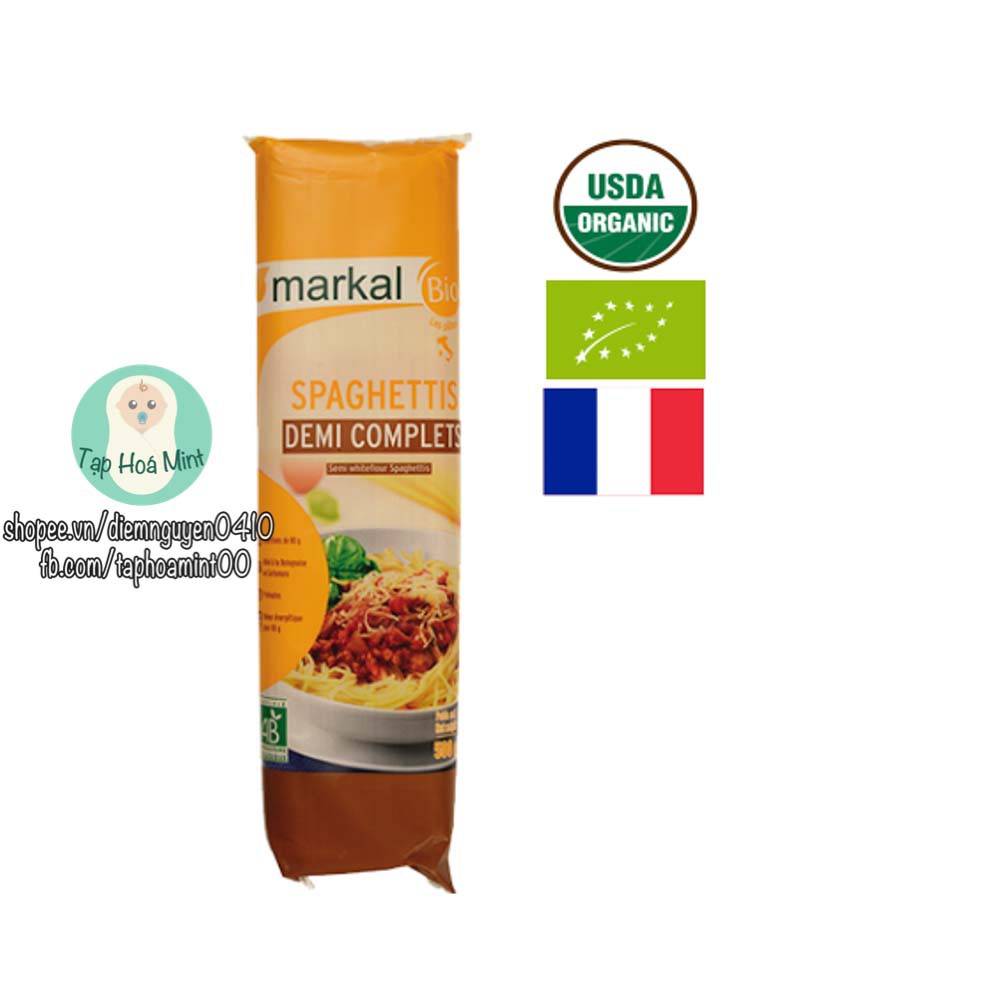 Mì spaghetti hữu cơ Markal 500g - Date 2023