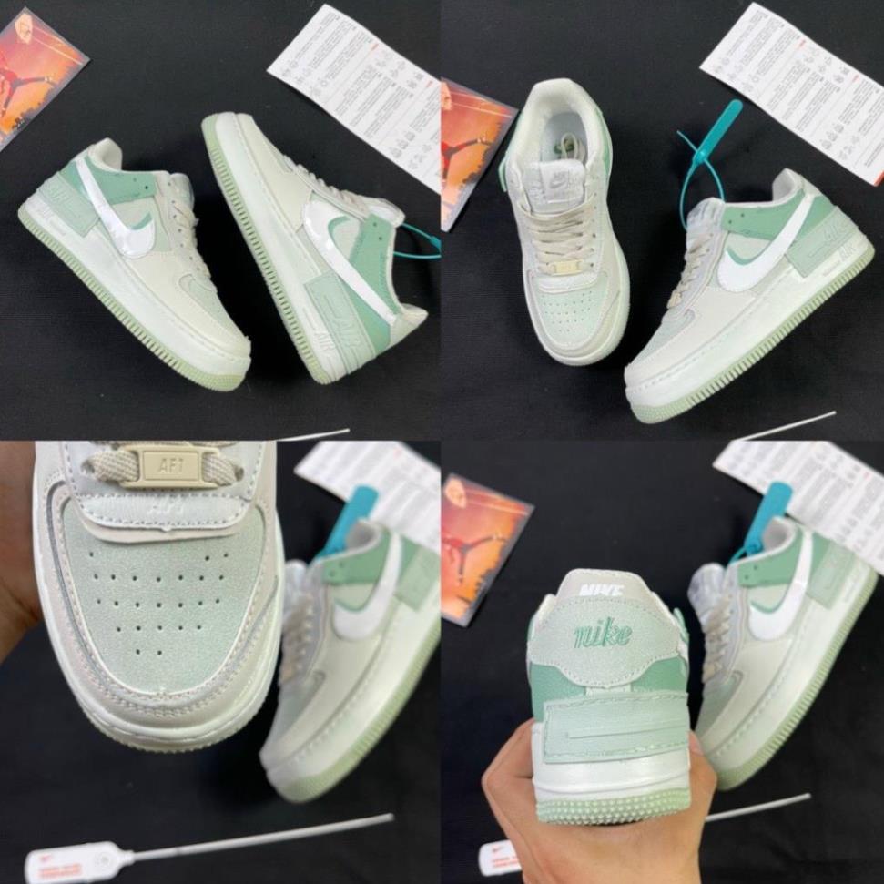 Giày Sneaker AF1 Shadow Xanh Full Box Freeship