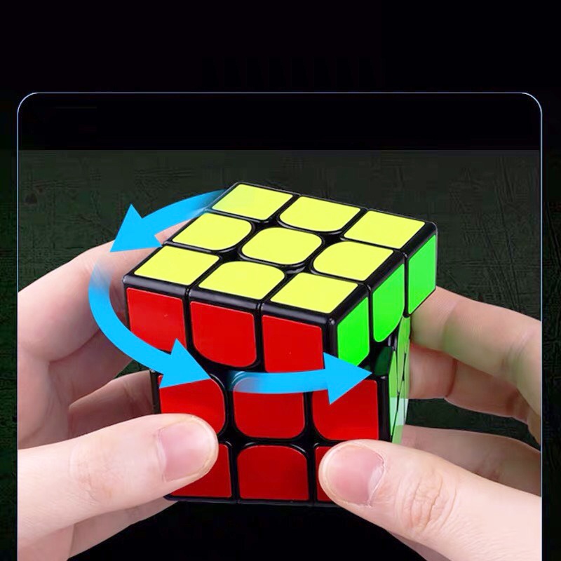 Rubik 3x3 - Rubik 3x3x3 MoYu 3M Stickerless Nam Châm Hãng Mod Cao Cấp Xoay Trơn, Cực Mượt, Bẻ Góc Tốt