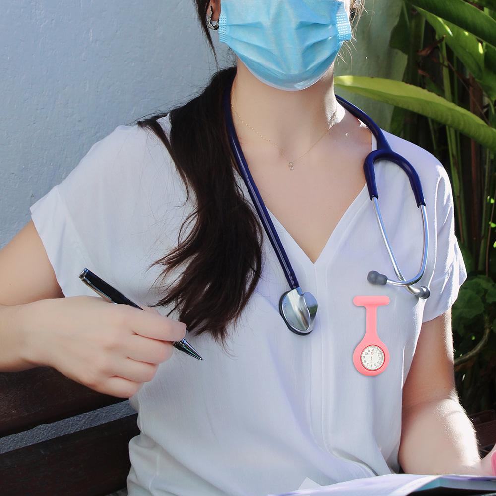 Upstopvn Đồng Hồ Y Tá Đeo Tay Bằng Silicone Nhiều Màu Sắc