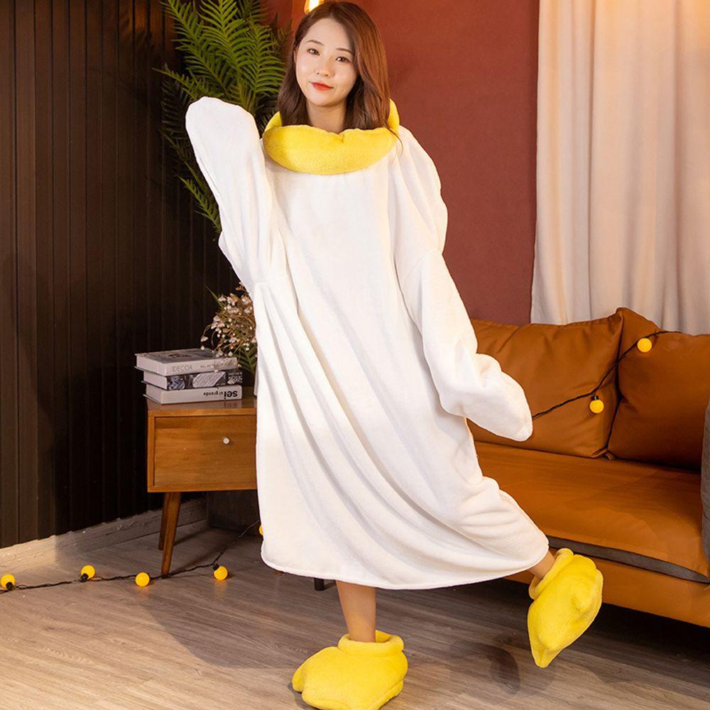 Bộ Đồ Ngủ Giữ Ấm Họa Tiết Hoạt Hình Phong Cách Nhật Bản