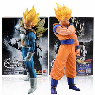 Mô hình super saiyan son goku và vegeta cao 18cm - dragon ball