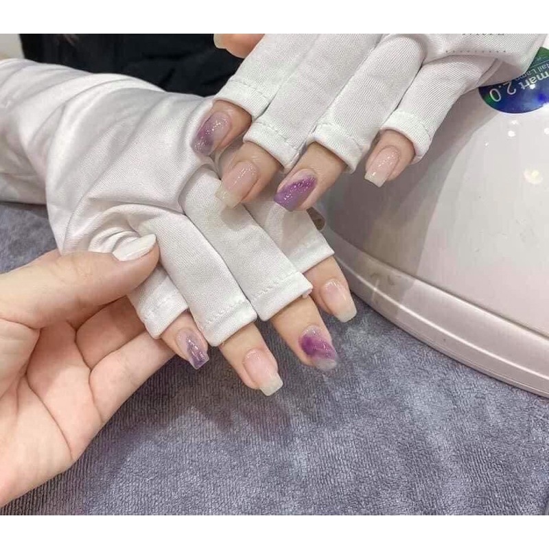 Găng tay chống tia Uv làm nail
