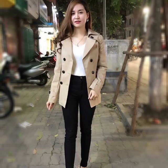 Áo măng tô dang ngan bbr hàng l1