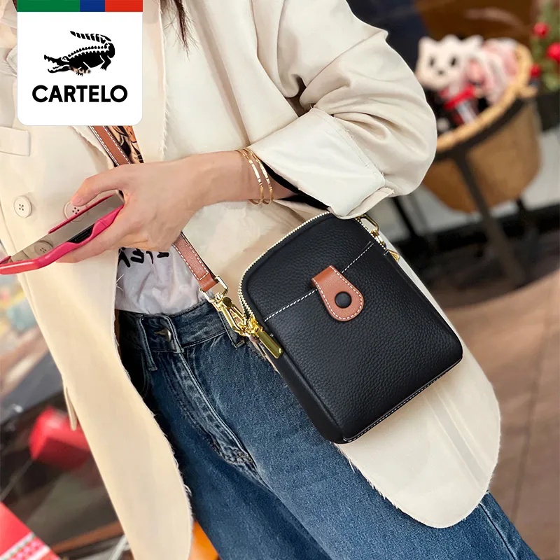 Túi Da Đeo Chéo Đựng Điện Thoại Thời Trang Cho Nữ 750