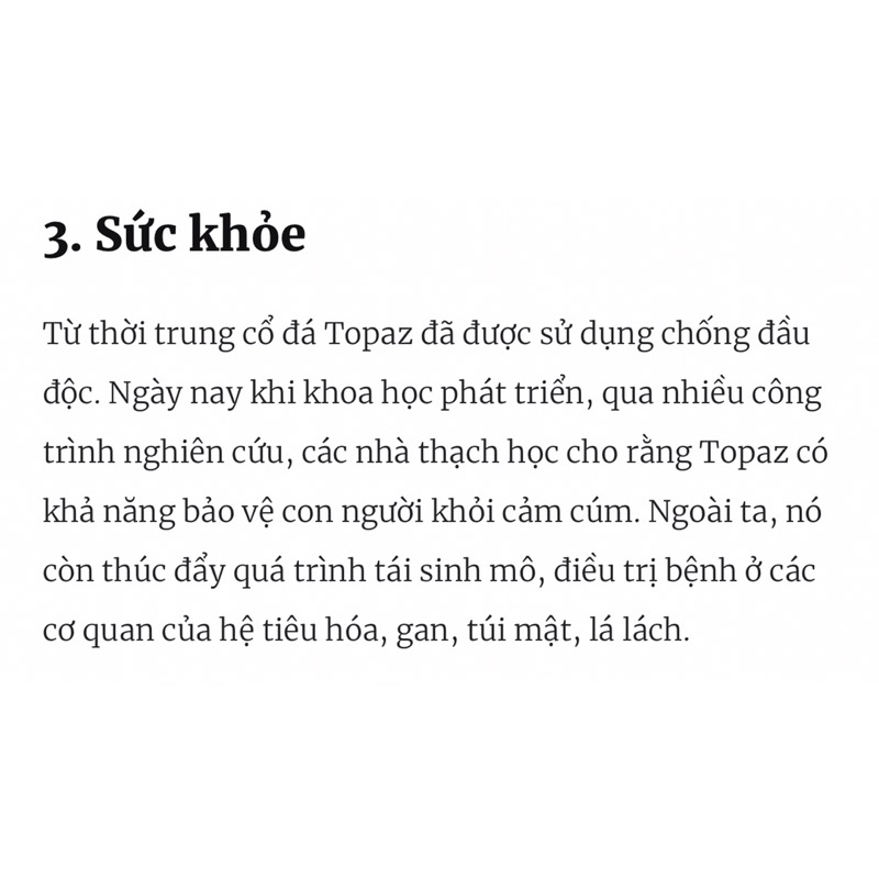 Đá hoàng ngọc thiên nhiên