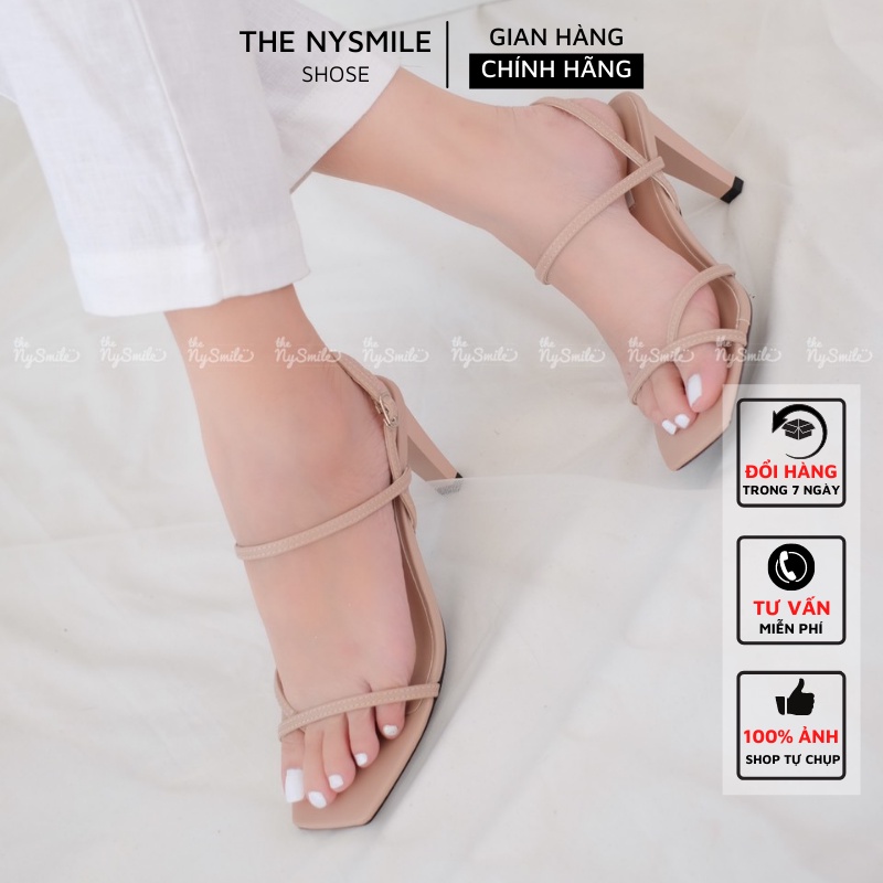 Giày cao gót xỏ ngón 7cm - THE NYSMILE - Gót nhọn công sở - FINA