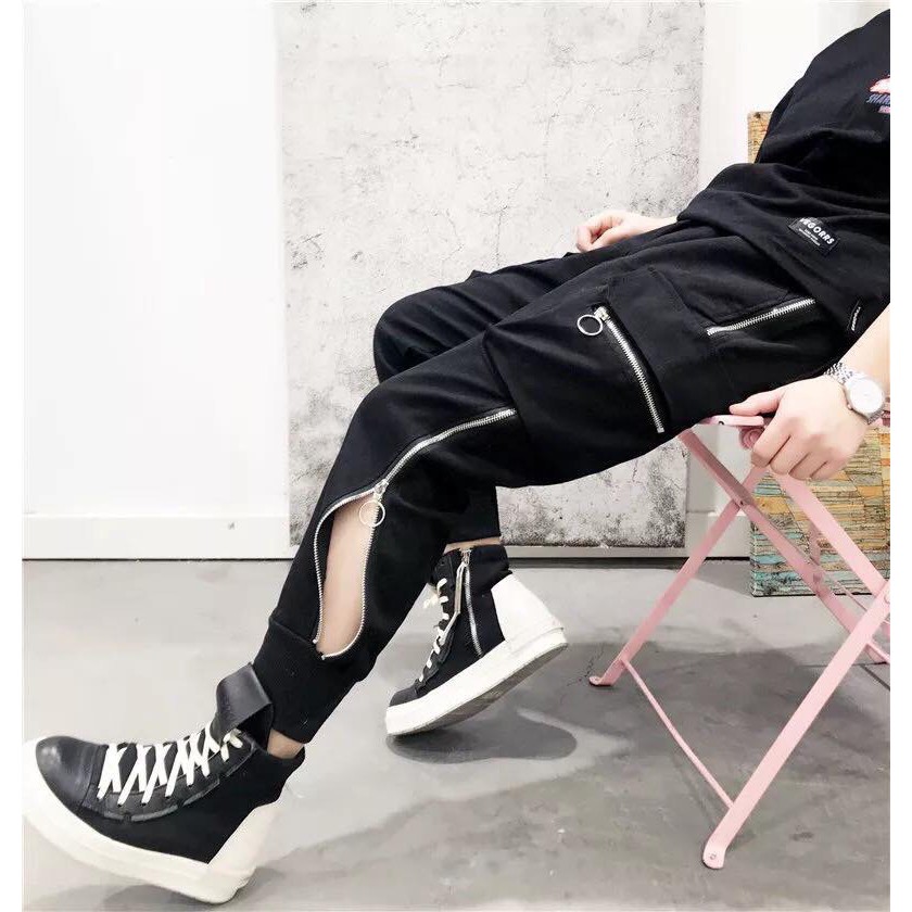 Quần Jogger Nam Kaki Co Giãn Túi Hộp Phong Cách Hiphop Đường Phố Thể Thao Unisex Nam Nữ ANH DUY SHOP JGV08