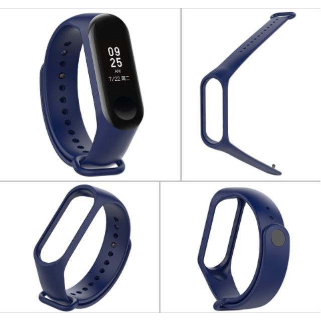 Dây Đeo Cao Su Thay Thế Cho Xiaomi Miband 3 4