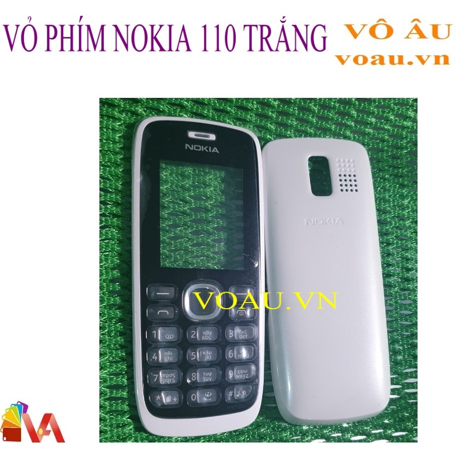 VỎ CÓ PHÍM NOKIA 112 MÀU TRẮNG [KHÔNG SƯỜN]