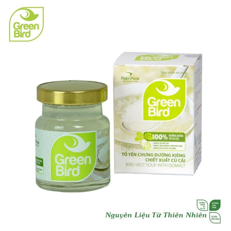 Tổ Yến Chưng Đường Kiêng Chiết Xuất Củ Cải (hủ 75g)