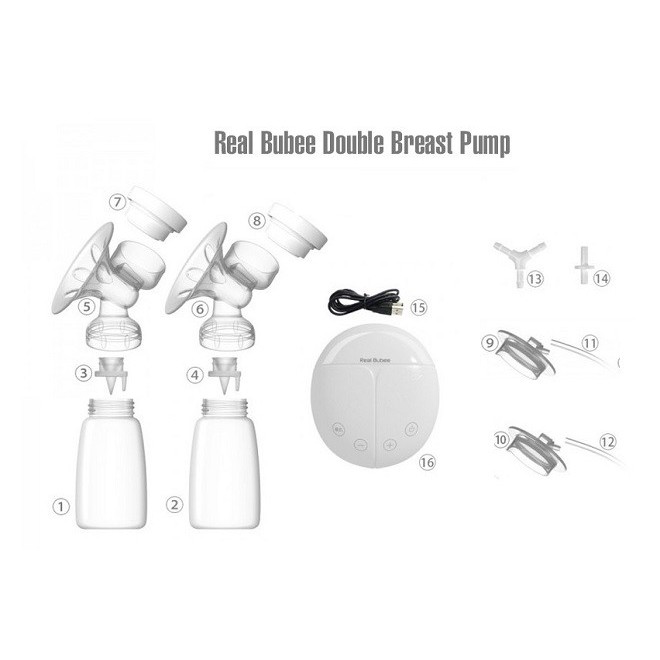 phụ kiện máy hút sữa điện đôi real bubee
