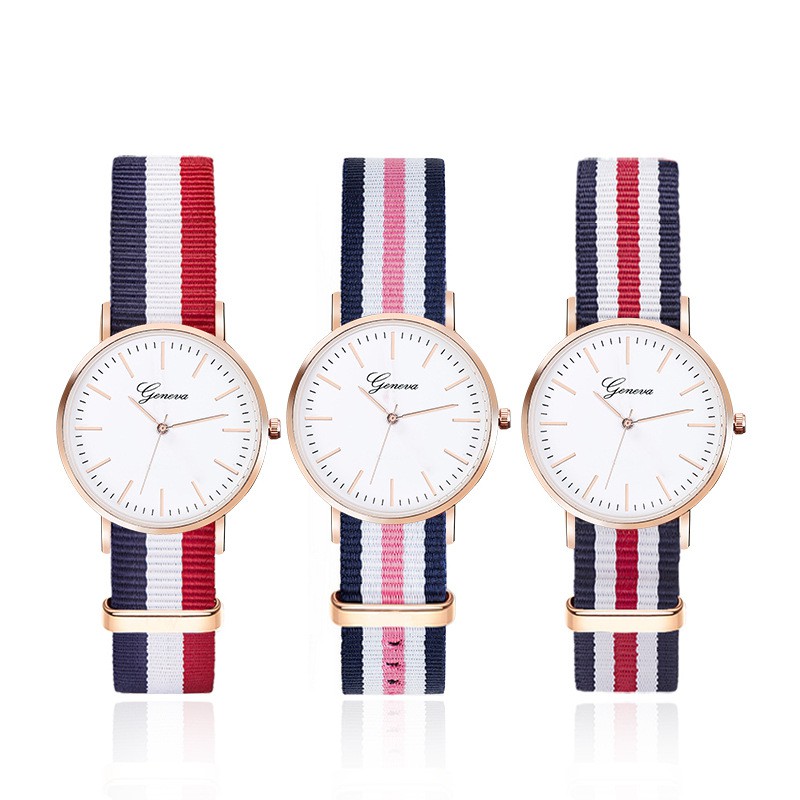 Đồng hồ thời trang Unisex dây vải nato Geneva PKHRGE058