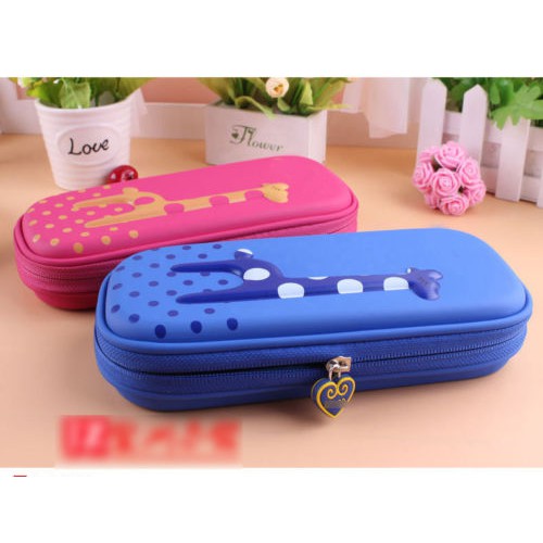 Hộp Bút Cỡ Lớn In Hình Hươu Cao Cổ Hoạt Hình Dễ Thương