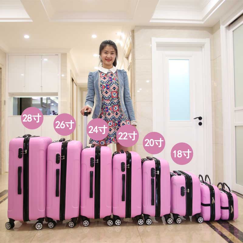 Va liHộp đựng vali kéo cho mẹ và con 28 inch bánh xe phổ thông hành lý du lịch mật khẩu lên máy bay phần thời tra
