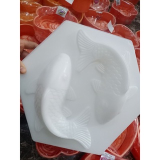 Khuôn cá đôi nhựa