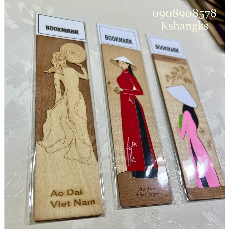 Bookmark chất liệu gỗ Việt Nam thân thiết  môi trường