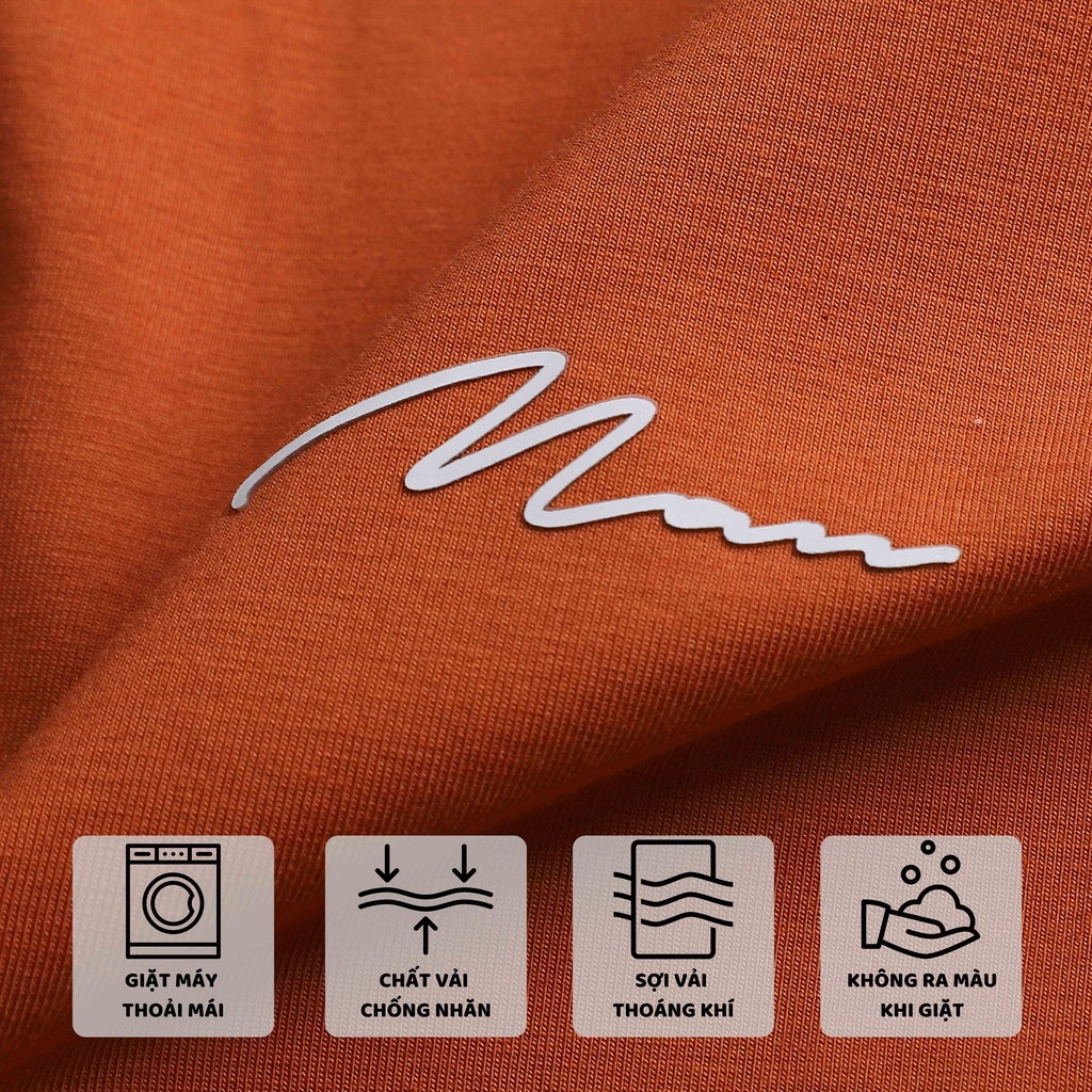 Áo thun nam cổ tròn tay ngắn DATAMAN 100% cotton co giãn 4 chiều, thoáng mát, kiểu dáng basic - TCT22-02