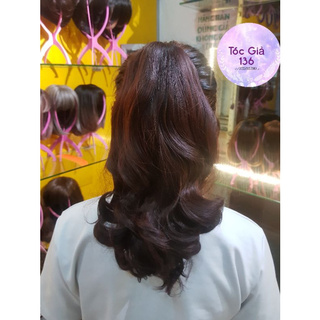💟 tóc cột ngoạm xoăn đuôi 40cm 💟 tóc giả 136