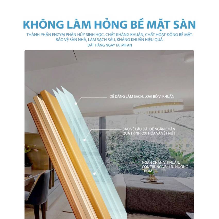 Gói 30 Miếng Lau Sàn Nhà Cao Cấp - Hoà tan trong nước, Công nghệ Enzyme diệt khuẩn GALA HOME