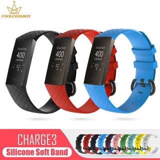 Dây Đeo Silicon Thay Thế Cho Đồng Hồ Thông Minh Fitbit Charge 3