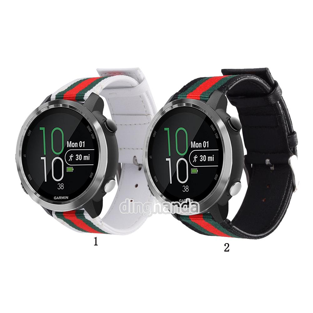 Dây đeo bằng sợi nylon dành cho đồng hồ Garmin Forerunner 645 245 245m
