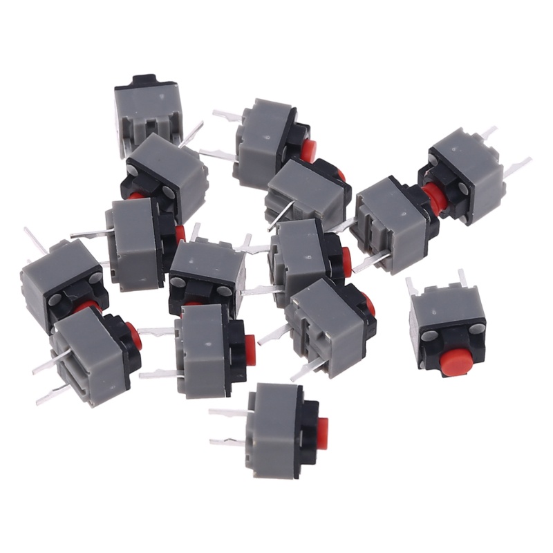 Nút Công Tắc Microswitch Hình Vuông 6x6x7.3mm Màu Đen Chuyên Dụng Cho Chuột Máy Tính