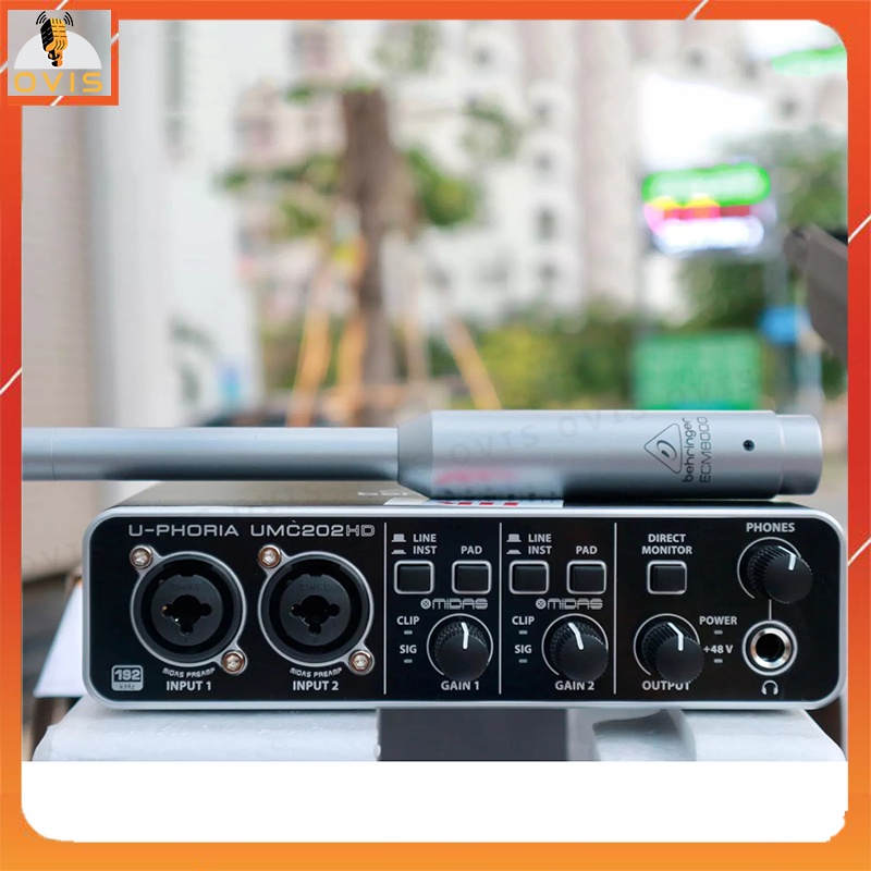 Behringer U-PHORIA UMC202HD - Sound Card Thu Âm Và Làm Nhạc