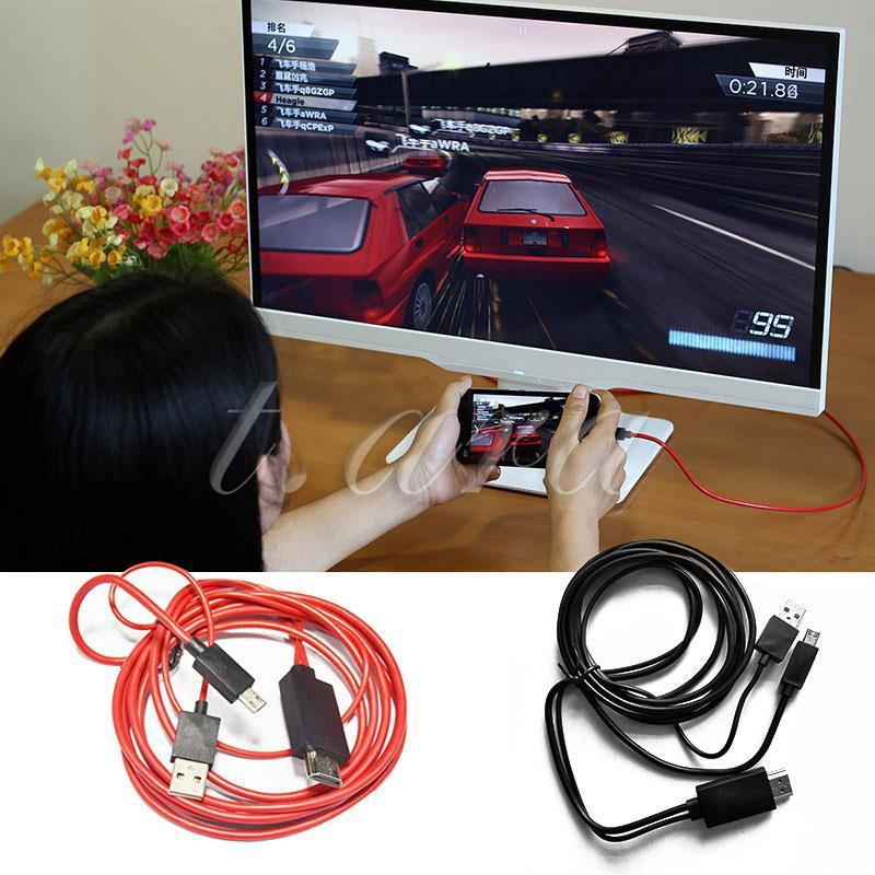 Dây cáp truyền dữ liệu Micro USB MHL đến HDMI AV HD TV dành cho điện thoại