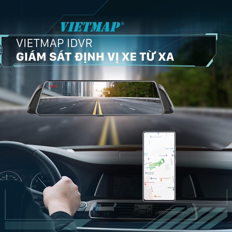 VIETMAP IDVR P2- Cam hành trình dẫn đường, trợ lý lái xe đa năng TẠI ĐẠI VIỆT AUTO