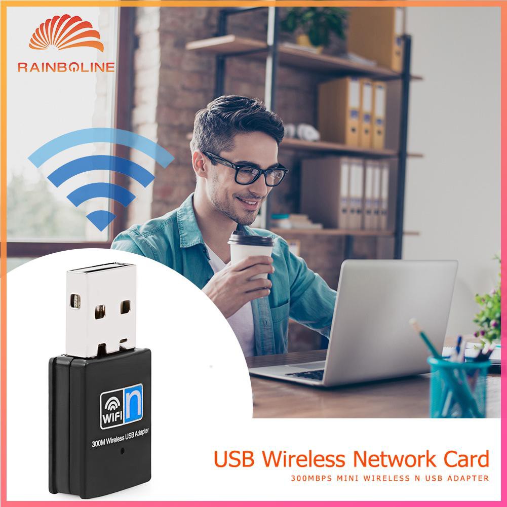 Usb Wifi Dongle 300mbps Usb 2.0 802.11 N / G / B Thẻ | BigBuy360 - bigbuy360.vn