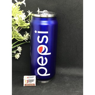 ( RẺ BẤT NGỜ) BÌNH GIỮ NHIỆT COCA PEPSI 500ml ( tặng kèm ống hút) TDG034B105