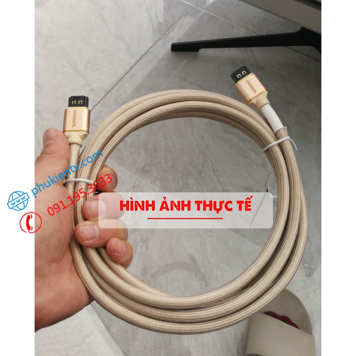 [Chính Hãng] Dây HDMI 2.0 Choseal - Hỗ Trợ 4K UHD - 3D Cao Cấp - Độ Dài 1.5m - 3m - 5m - HDMI Cable Cao Cấp